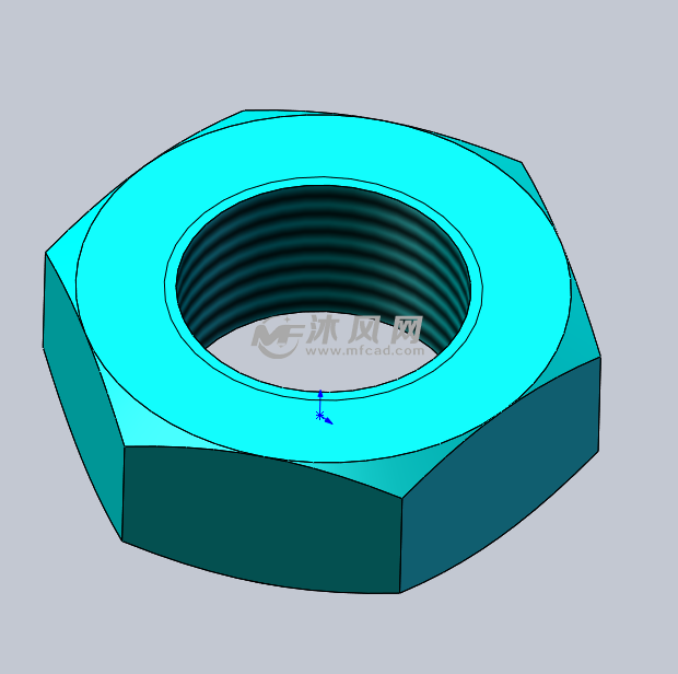 solidworks 螺母绘制实例(无音频讲解)