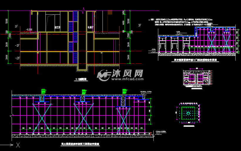 高支模/高支撑模板专项施工方案及图纸