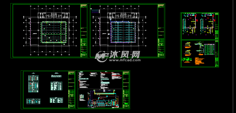 中学游泳池施工图