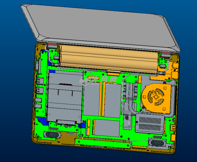 笔记本电脑内部结构