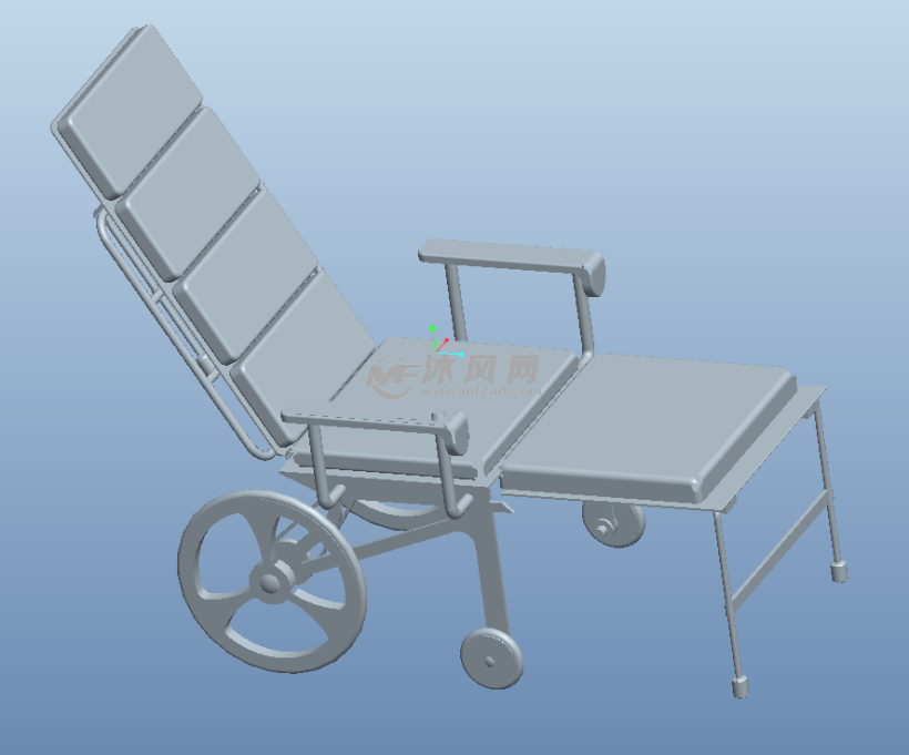 电动折叠轮椅床