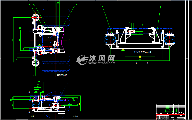 某小型货车空气悬架系统的设计- 设计方案图纸 - 沐风网