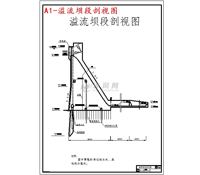 万家寨水库混凝土重力坝枢纽的设计