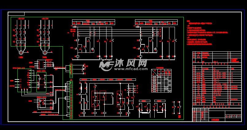 消防系统中各种控制原理图