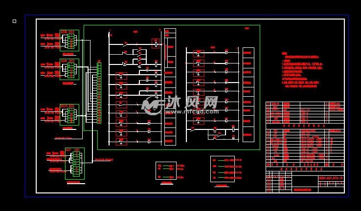 消防系统中各种控制原理图