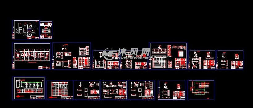 zbw-800箱式变电站系统图及平面布置