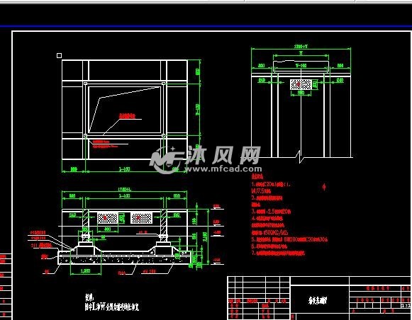 3-4m预装箱变基础及接地网安装图