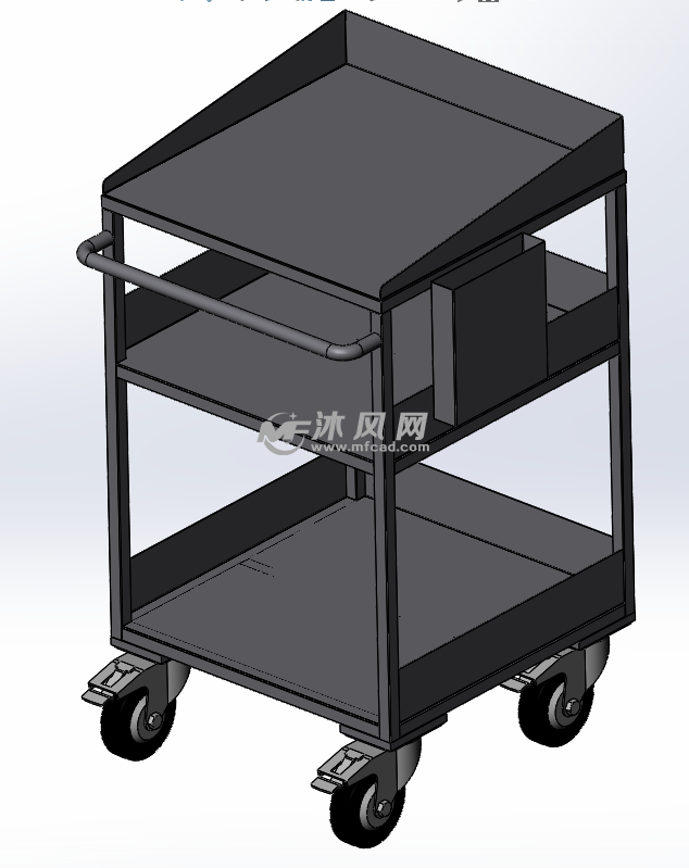 移动工具车建模图