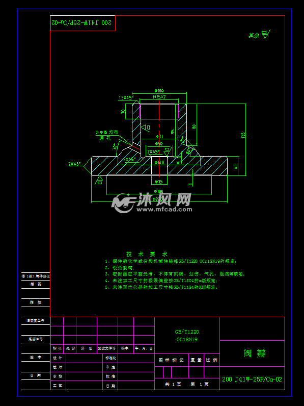 截止阀图纸大全144种型号