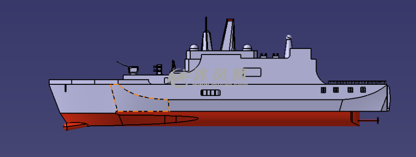 船坞登陆舰参考模型