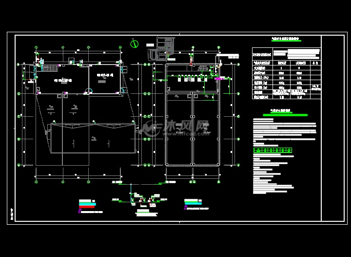 消防水泵房图- cad建筑图纸 - 沐风网