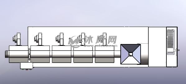 90螺杆挤出机模型