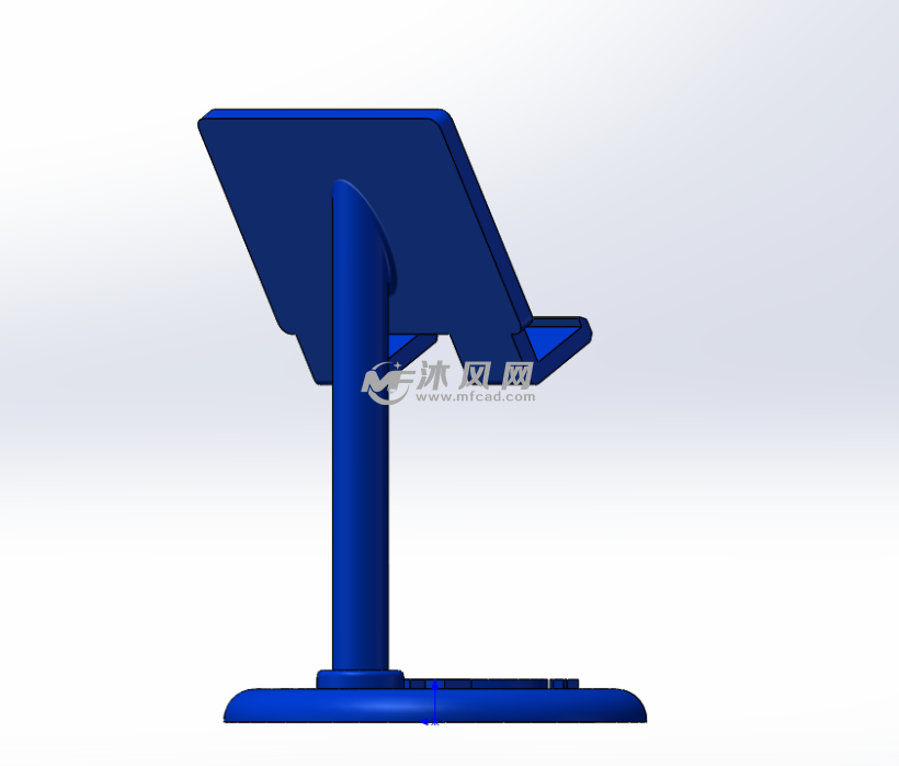 模型库 电子产品 通讯工具 手机支架手机支架侧后试图手机支架俯视图