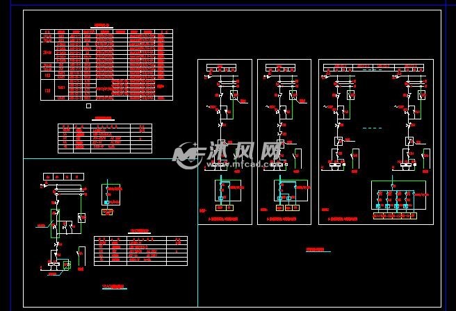 某建筑体10kv供变电各系统配电图- 电气工程图纸 - 沐风网