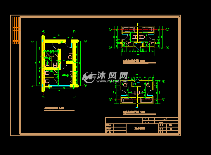 卫生间平面图屋顶平面图一层平面图图纸参数图纸id: 949290图纸格式