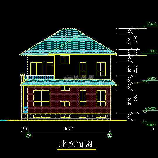 2套农村自建三层别墅设计图纸