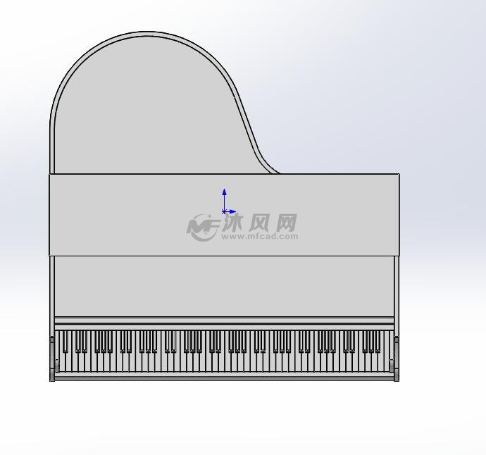 三角钢琴设计