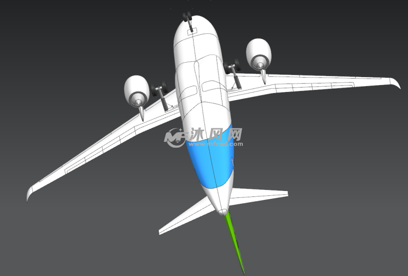 c919飞机ug模型 - 航空航天图纸 - 沐风网