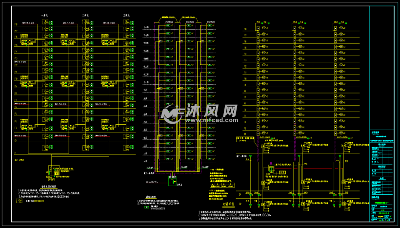 楼盘高层住宅楼电气施工图- 电气工程图纸 - 沐风网