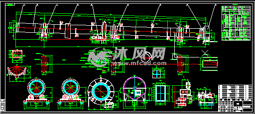 27x60m回转窑cad