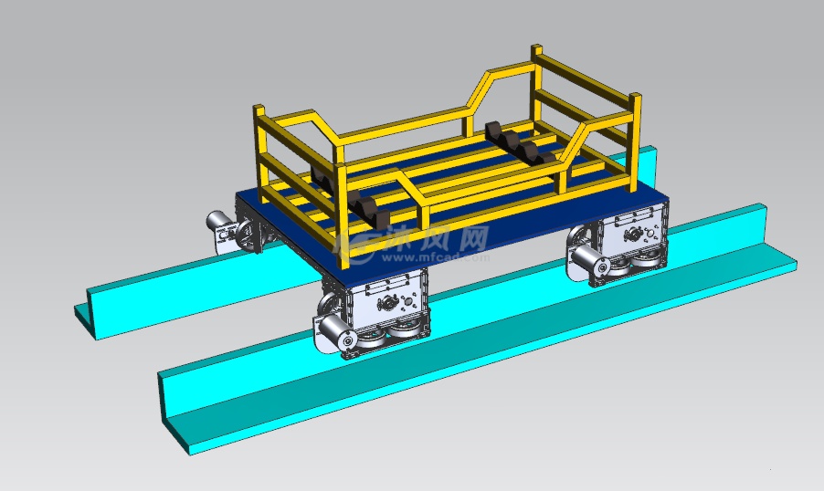 轨道物料架自动化输送智能小车设计