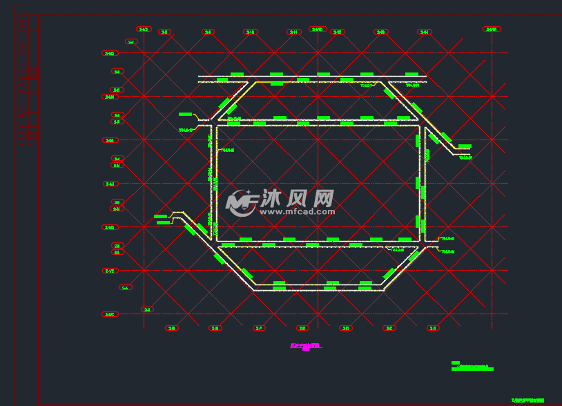 6层体育馆改造加固结构竣工图