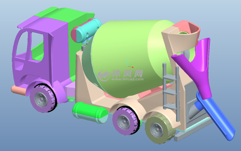 玩具搅拌车 田螺车