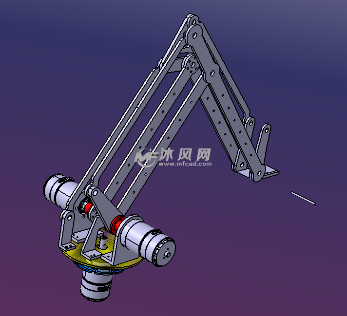 模型库 机器人模型 工业机器人          机械手臂是机械人技术领域中