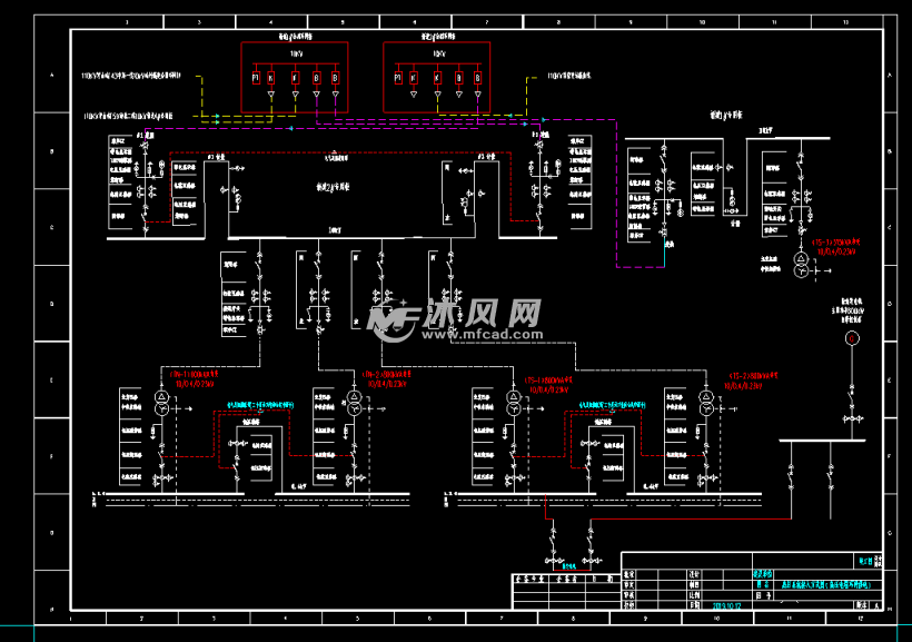 学校10kv电力工程竣工图- 电气工程图纸 - 沐风网