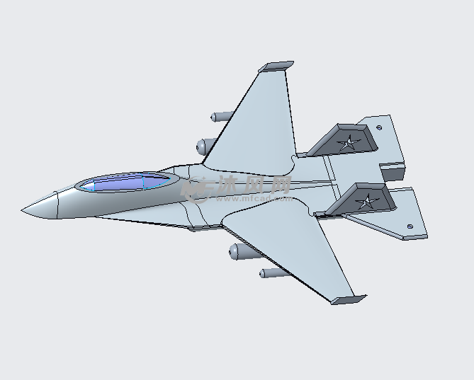 战斗机模型图
