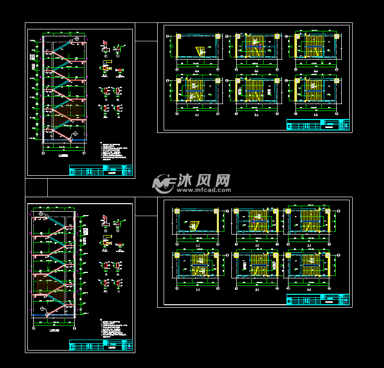 高中教师宿舍楼高层建筑施工图