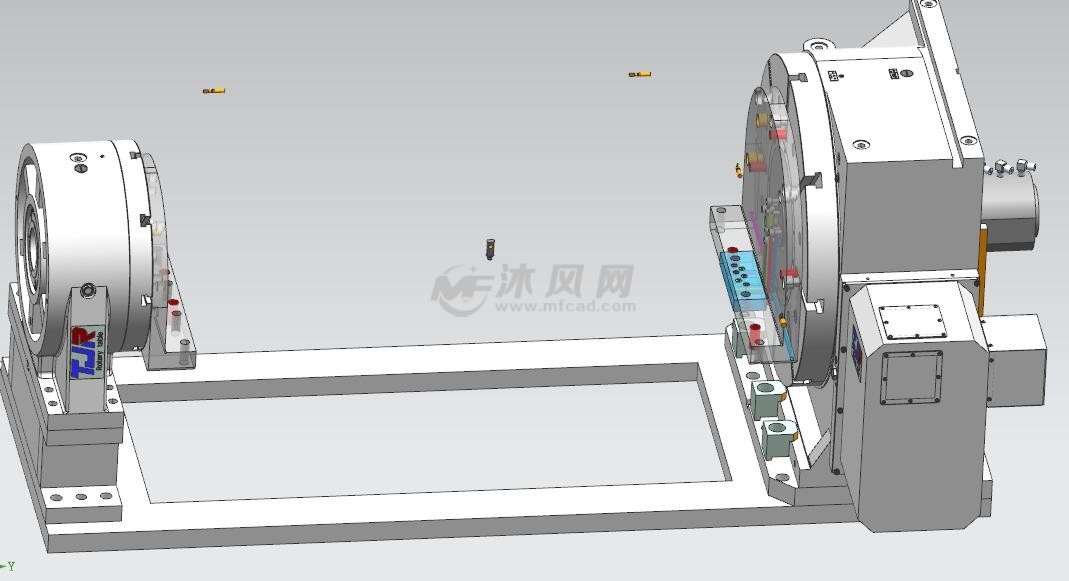 四轴液压夹具四轴转台 垫板