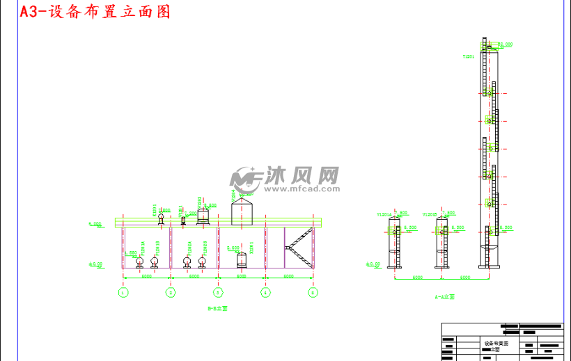 设备布置立面图