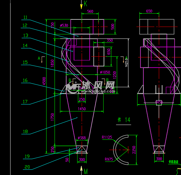 xlpb106型旋风除尘器