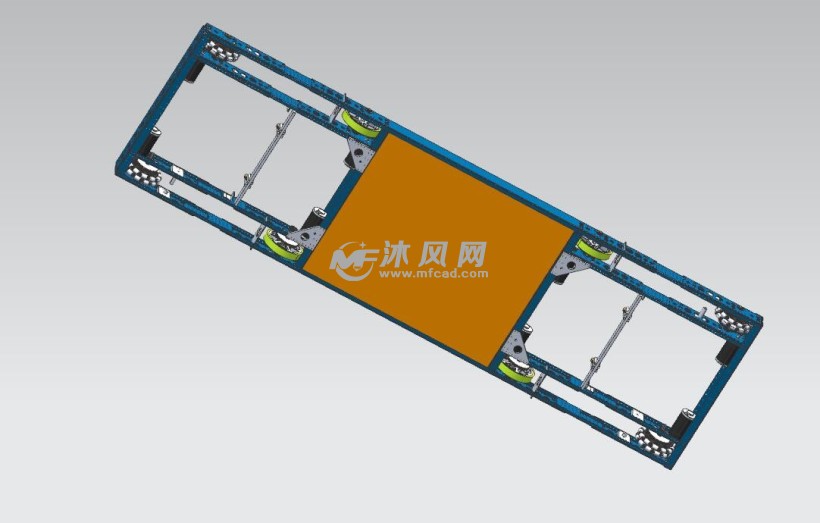 潜伏agv底盘模型图