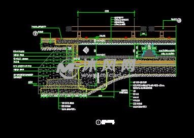 人工湖栈道做法详图