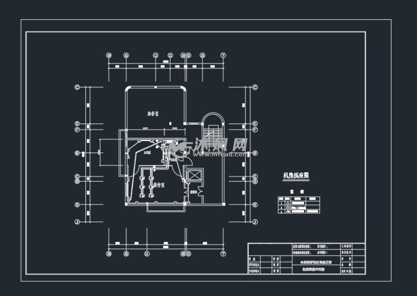 机房布置平面图