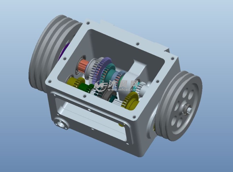 齿轮箱图面