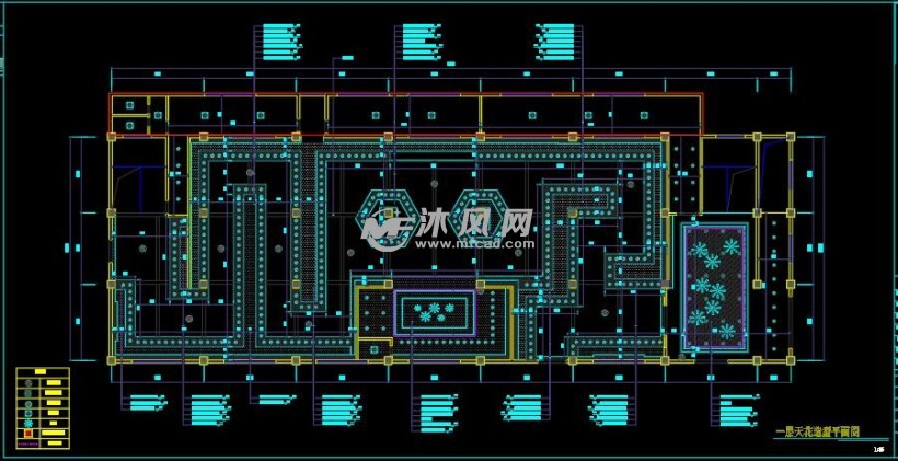 一层天花造型图纸