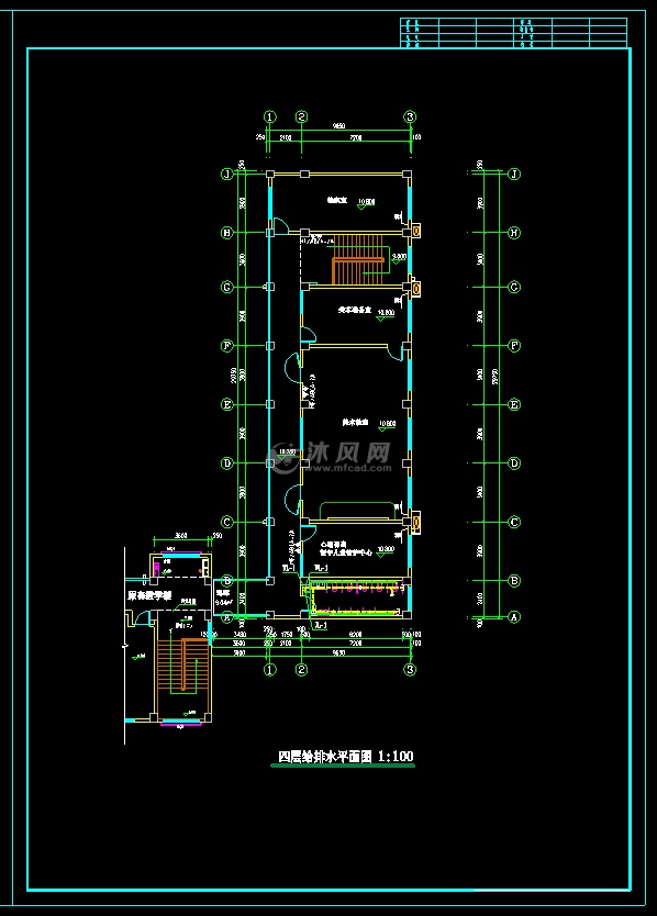 学校改造项目综合楼给排水设计施工图