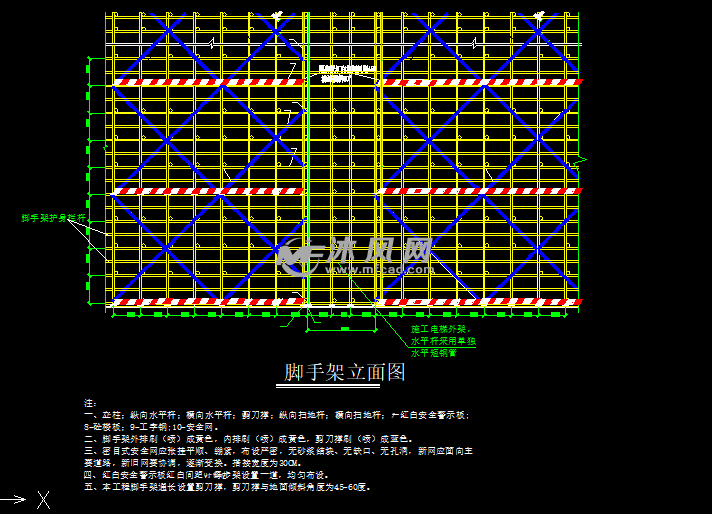 碧桂园脚手架悬挑外架搭建及方案 详图,图库图纸 沐风网