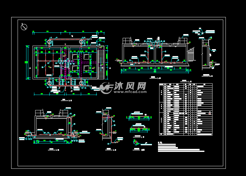 工厂化工配置图- 工农业建筑图纸 - 沐风网