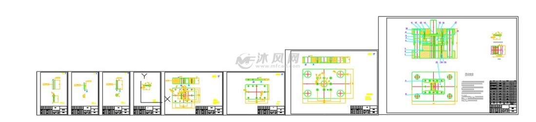 接线片冲压模具设计图