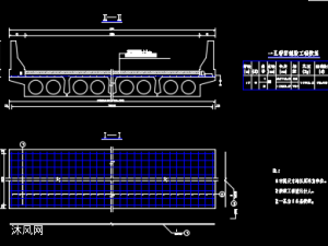 13m预制钢筋混凝土空心板桥结构钢筋图