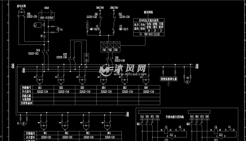 35kv变电站交直流系统图