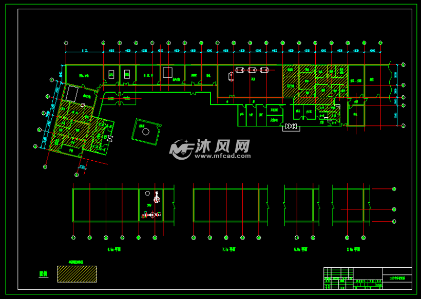 前处理设备平面布置图