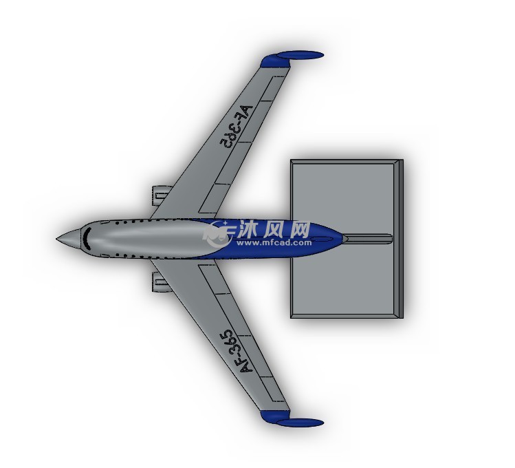 客运飞机a320模型俯视图