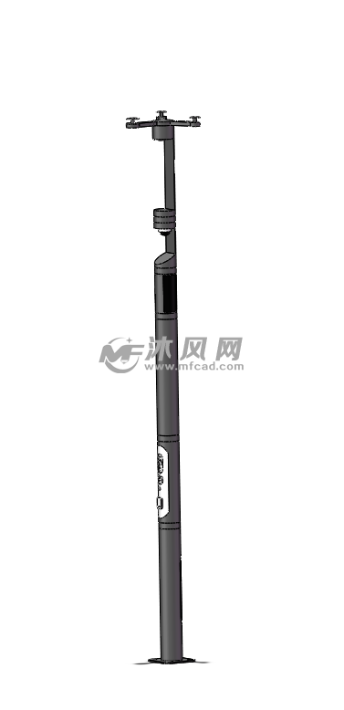 智慧路灯三维模型设计