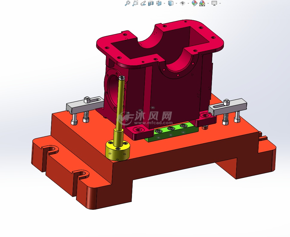 蜗轮蜗杆减速器箱体工艺设计及其夹具设计