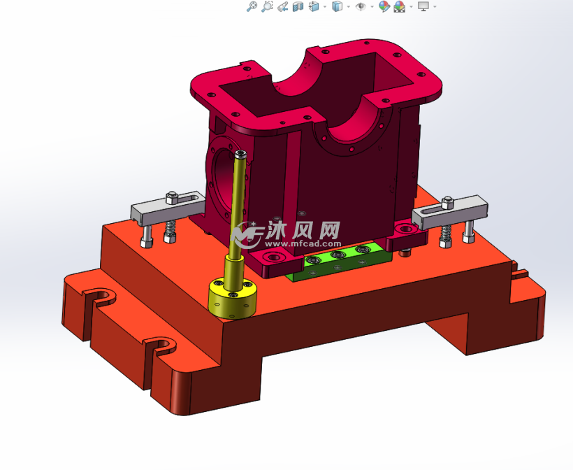 蜗轮蜗杆减速器箱体工艺设计及其夹具设计